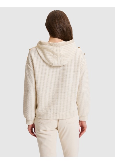 Pierre Cardin Ekru Oversize Sweatshirt 50325428 Vr019