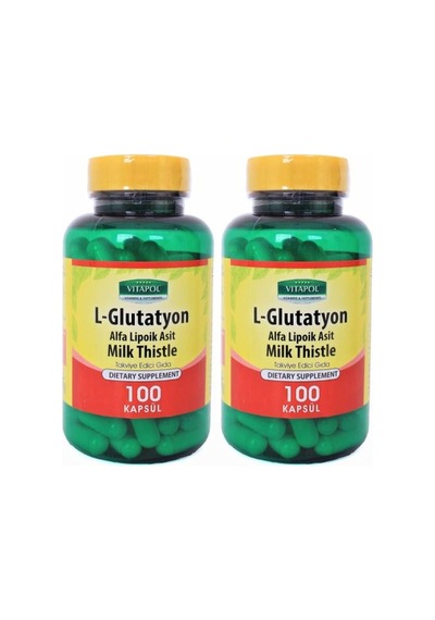 Vitapol L-Glutatyon Alfa Lipoik Asit Milk Thistle 2X100 Kapsül