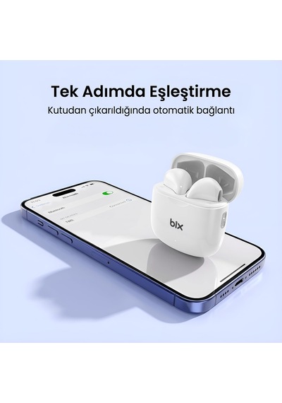 Tw11 Soundcraft Bluetooth 5.4 Çift Mikrofon Enc Çevresel Gürültü Engelleme Özellikli Kablosuz Kulak İçi Kulaklı Genel