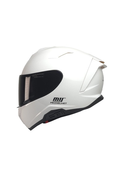 Mts X340 Beyaz Fullface Siyah Camlı Kask Beyaz