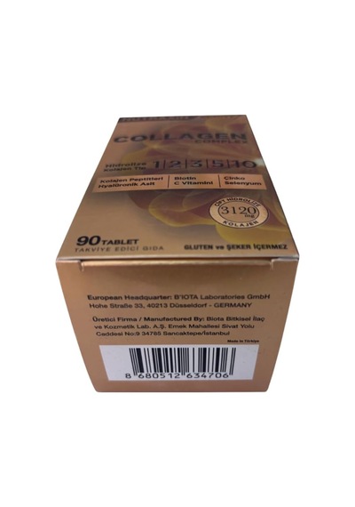 Beauty Collagen Complex 90 Tablet, Tip 1-2-3-5-10 Hidrolize Kolajen, Kolajen Peptitleri, Hyaluronik Asit, Biotin, Çinko, Selenyum