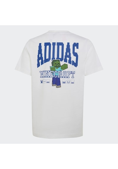 Adidas Minecraft Çocuk Beyaz Tişört Kh3205