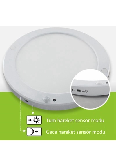 Cata 20 W Sens. Led Panel - Beyaz 6500k - Beyaz - S/ü - Ct9247b
