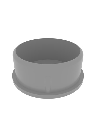Cateksss 42 Mm Bombeli İç Profil Tapası Gri - 50 Li Paket