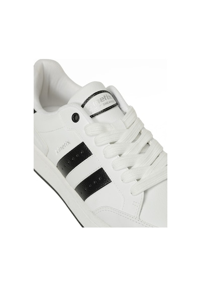 Kinetix College Pu Beyaz Erkek Sneaker 000000000102697053 Beyaz-siyah