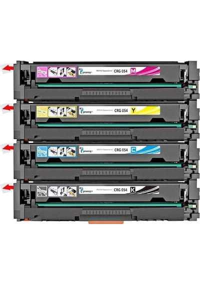 Canon I-Sensys Mf644Cdw Crg054 Cmyk 4 Renk Uyumlu Toner Seti