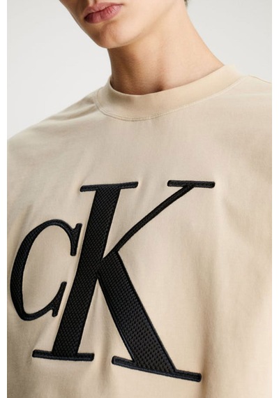 Calvin Klein Erkek T-shirt Bej