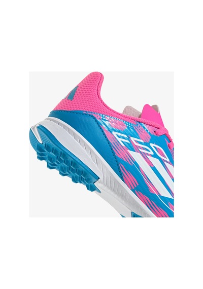 Adidas F50 League Tf Çocuk Pembe Halı Saha Kramponu Mavi