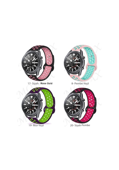 Huawei Uyumlu Watch GT GT2 GT2e GT3 Pro 46mm Kordon Nike Spor Kordon