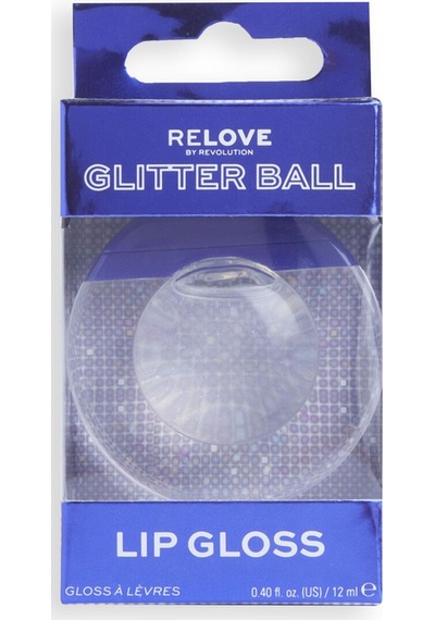 I Heart Revolution Dancing Queen Glitter Ball Lip Gloss Crystal Clear