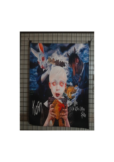 Owl Bag Korn Poster Desenli Tasarım Duvar Halısı