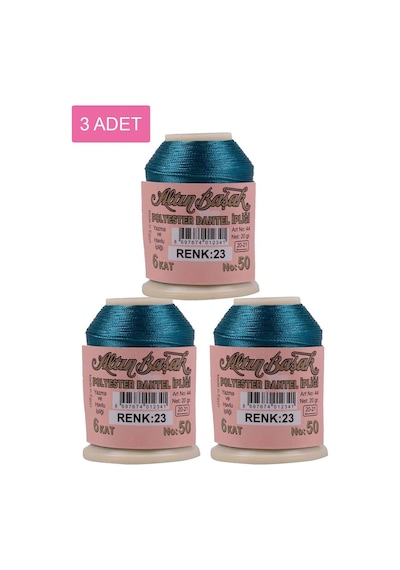 3 Adet Altınbaşak Oya Ve Dantel İpi 20 Gr - Royaleks - No: 023