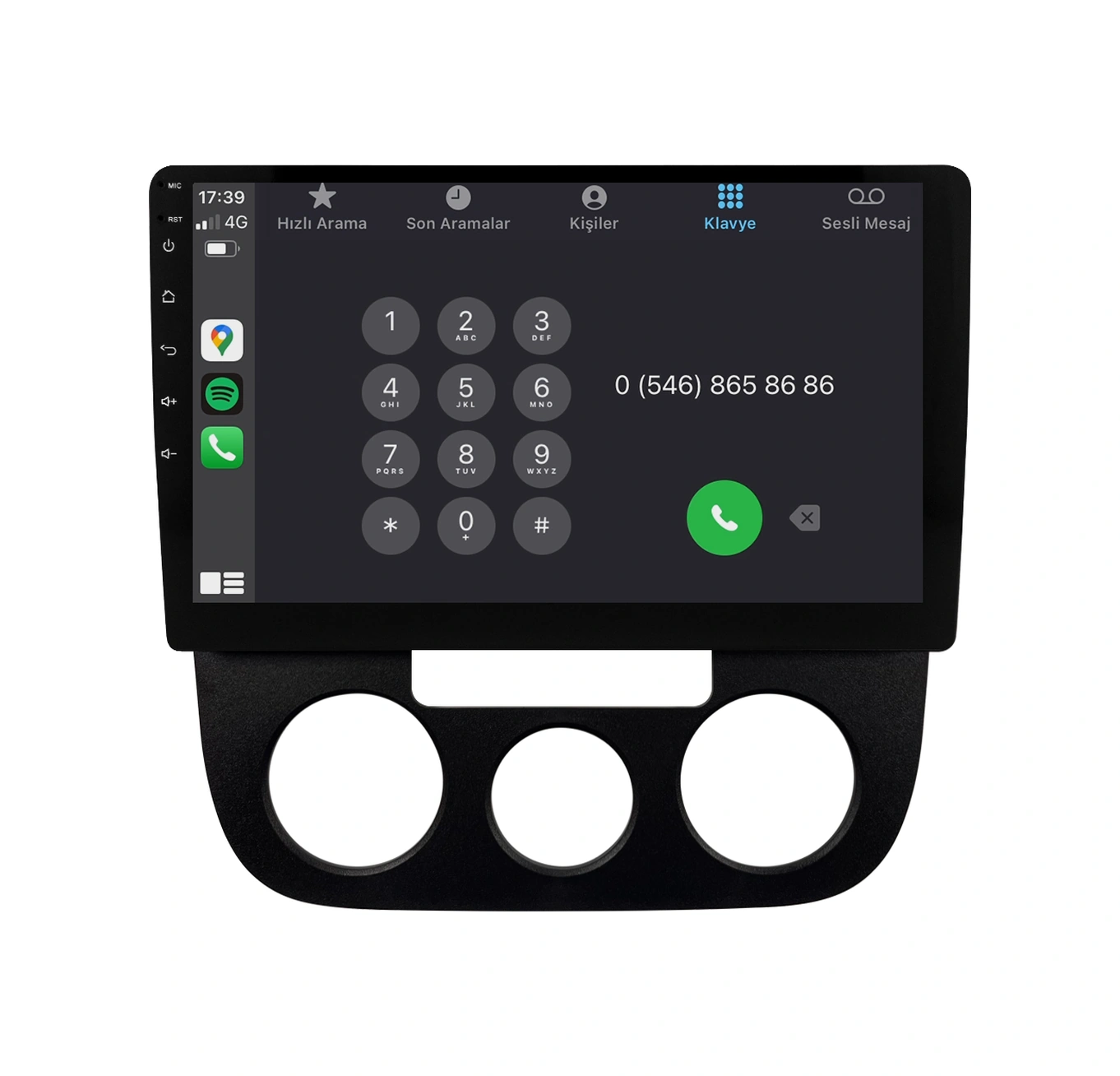 Volkswagen Jetta Android Multimedya Sistemi 2006-2010 Crv-4886xr 10"