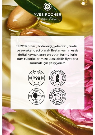 Yves Rocher El Kremi- Nemlendirici Besleyici Oryantal Argan Gül - Vegan-30ml