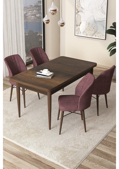 Canisa Concept Arp Serisi 70x110 Sabit Mutfak Masası Takımı Barok Desen Masa 4 Gül Kurusu Sandalye Masa Barok/ Sandalyeler Gülkurusu Canisa Concept Arp Serisi 70x110 Sabit Mutfak Masası Takımı Barok Desen Masa 4 Gül Kurusu Sandalye Masa Barok/ Sandalyeler Gülkurusu