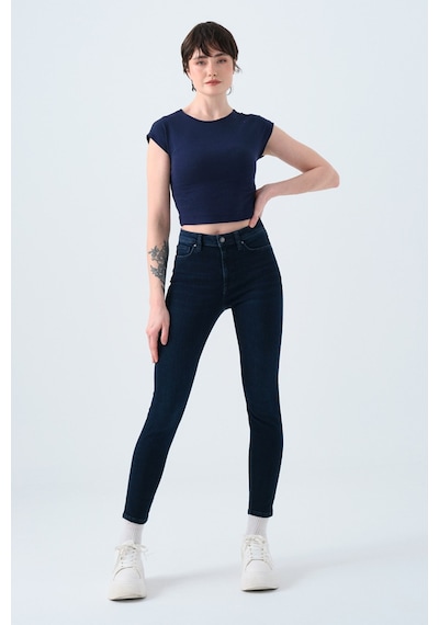 Loft Natalie Minael Kadın Jean Pantolon Lf2037058 Lacivert