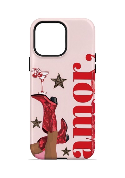 Velvoria Valestra Amour Leopar Apple iPhone Uyumlu 14 Pro Darbe Korumalı Kılıf Valestra Select - Amour Leopar