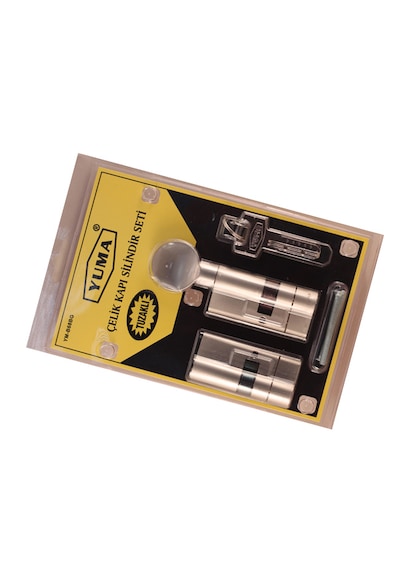 Yuma 68mm Mandallı Çelik Kapı Tuzaklı Barel Seti - Saten