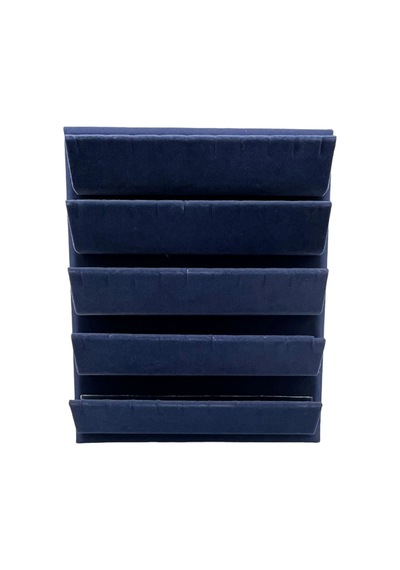 Süet Kumaş 20/16 Cm Lacivert Renk Ayaklı Küpe Standı