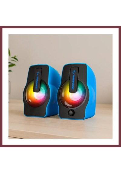 Storeşahin Usb Rgb Işıklı 1+1 6w Multimedya Hoparlör Seti Shn0720