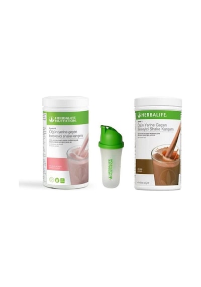 Herbalife Ahududu Ve Çikolata Aromalı Shake Karışımı 550 Gr Shaker