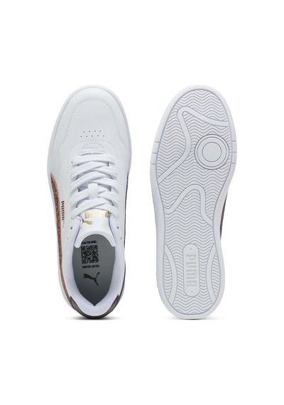 Puma Court Lally Feline Beyaz Kadın Sneaker 000000000102704074 Beyaz-kahve