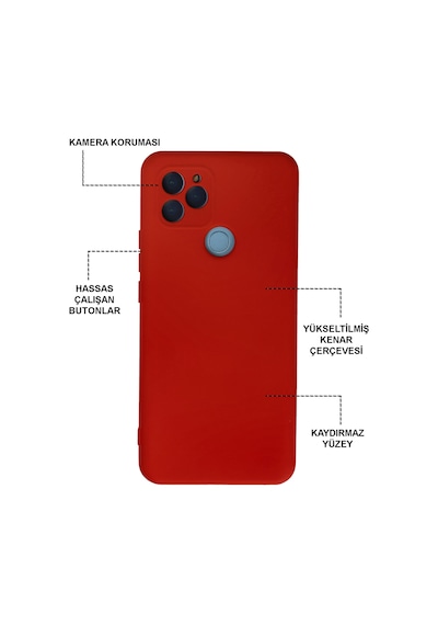 General Mobile GM21 Kapak Kamera Korumalı Içi Kadife Lansman Silikon Kılıf