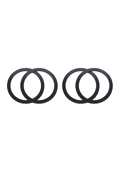 Coofbe 4adet Tüm Telefonlara Uyumlu 0.4mm Ultra İnce Yapışkanlı Mgsafe Uyumlu Mıknatıslı Metal Halka