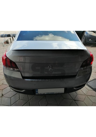 Peugeot 508 2010-2018 Bagaj Üstü Slim Spoiler Piano Black Parlak (Sts Oto Aksesuar)