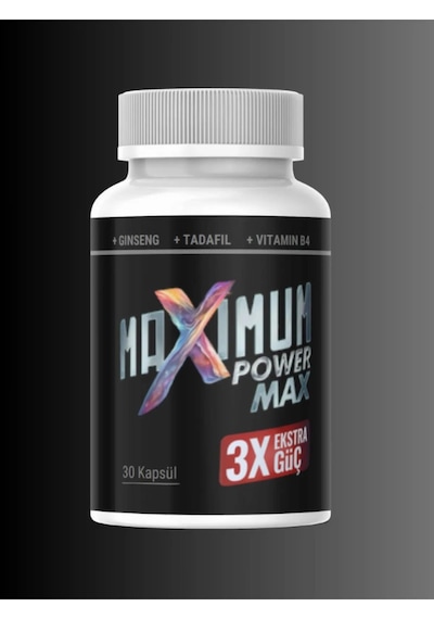 Maximum Power Max 3x Effect Erkeklere Extra Sertlik Maxìmum Güç 30 Lu