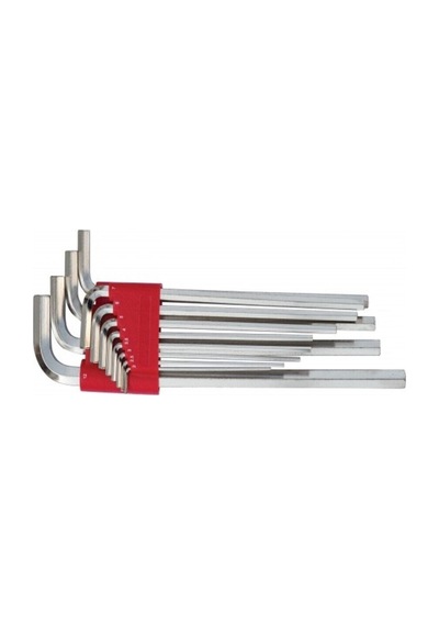 9'lu Düz Alyan Anahtar Seti 180mm