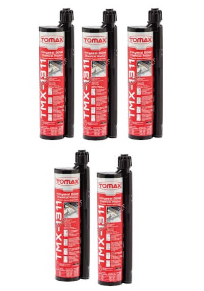 Tomax Tmx-1311 Epoksi Kimyasal Dübel 345 Ml 5 Adet