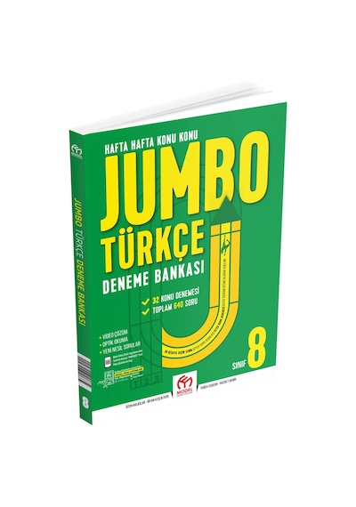 Model Eğitim Yayınları 8.sınıf Jumbo Türkçe Deneme Bankası