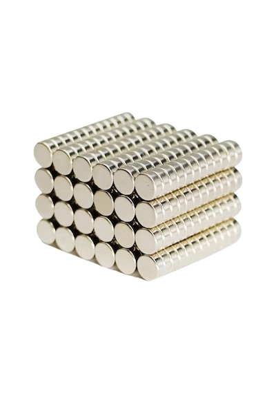 50 Adet Yuvarlak Neodyum Mıknatıs, 5x2 Mm, Güçlü Magnet, N35 Kalite