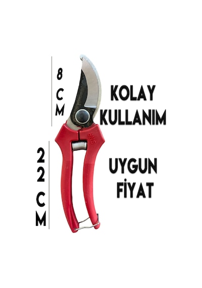 4 Adet Bağ Makası Bahçe Bitki Çiçek Ağaç Dal Budama Makası