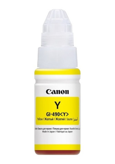 Canon Gı 490 Y 70 Ml Sarı Mürekkep Kartuşu