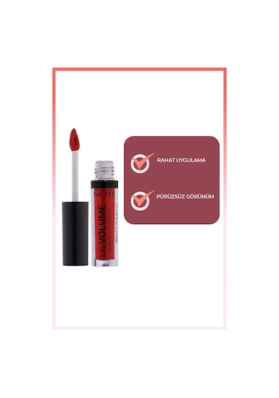 Note Cosmetique Le Volume Plump & Care Lipgloss Nemlendirici Dudak Parlatıcısı - 06 Hearthbreaker - Kırmızı