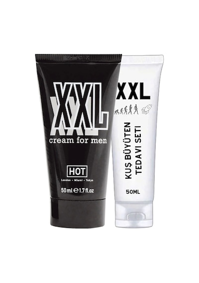 Hotxxl Cream Men Hardener Delayer Enlarger 50 Ml + Kuşbüyüt Erkeklere Özel Boyut