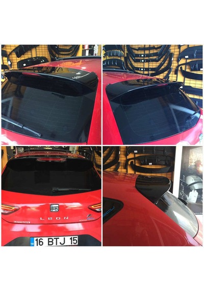 Seat Leon Fr 2013-2019 Spoiler Parlak Siyah Boyalı