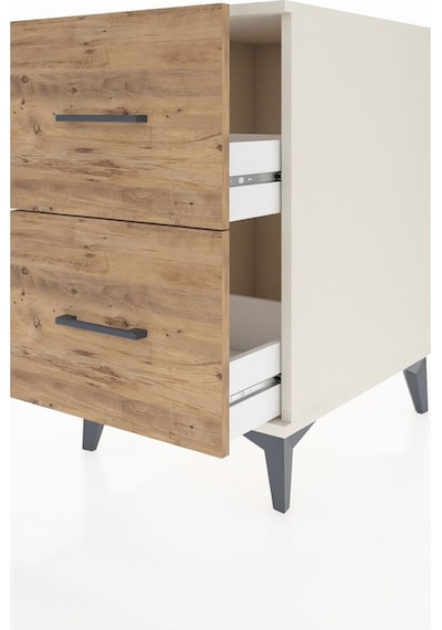 Kronos Komodin 2 Çekmeceli 44x59x80 Aytaşı-çam Aytaşı