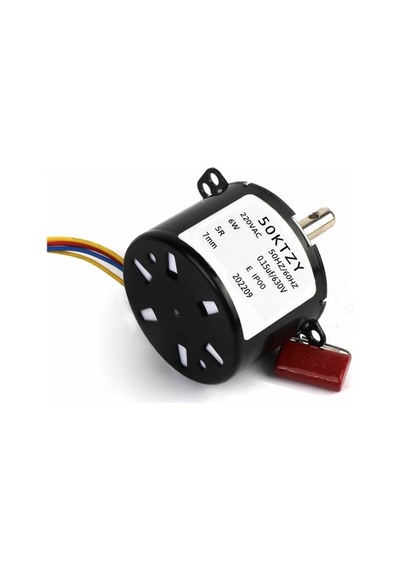 50ktyz 5rpm Ac Motor Kuluçka Viyol Çevirme 220v Metal Dişli Barbekü Reklam Panosu Sosis Gril Tavuk B