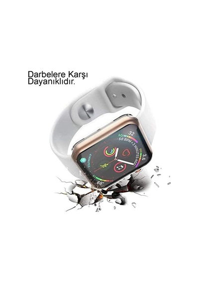 Apple Uyumlu  Watch 38 Mm Şeffaf Silikon Saat Koruma