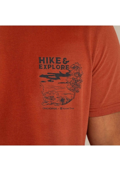 Craghoppers Sabden Ss Erkek T-shirt-kırmızı