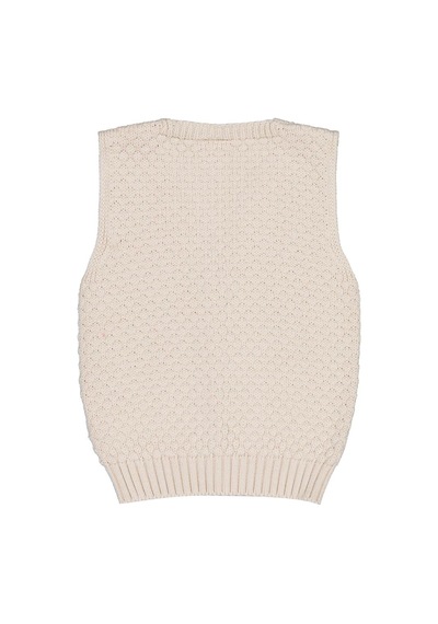 Civil Baby Baklava Desen 6-18 Ay Yelek - Bej Taş Rengi