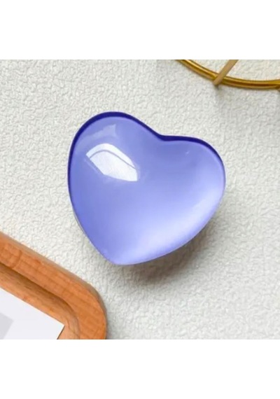 Microcase Kalp Tasarımlı 3m Yapıştırmalı El Parmak Tutucu Cep Telefonu Tutacağı Popsocket - Al5244 Mor