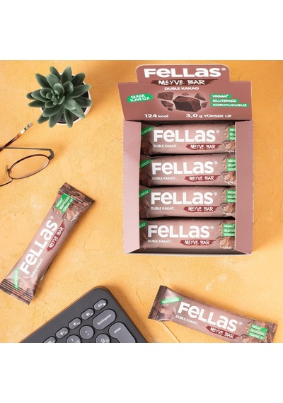 Fellas Meyve Bar, Duble Kakaolu, 35gr X 12 Adet