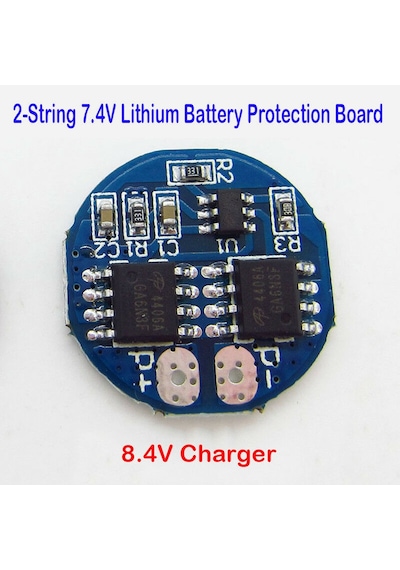 2S 5A Bms Lityum Li-İon Batarya Koruma Kartı 18650 Lipo