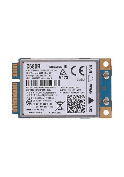 Sones Dell C680r Wwan Umts Wireless 5540 Dw5540 Ericsson F3607gw İçin Kablosuz Ağ Kartı