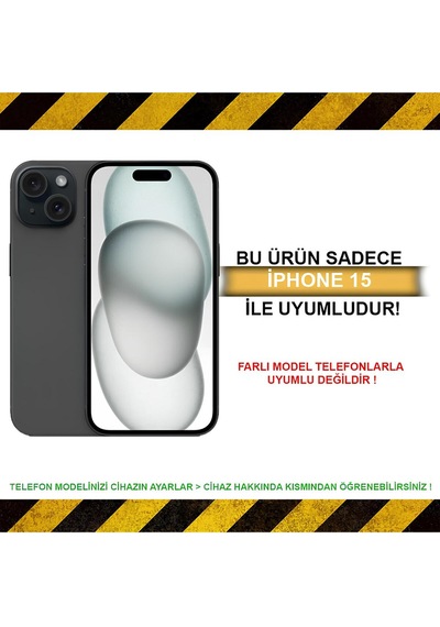 Apple Uyumlu iPhone 15 Kılıf El Tutamaçlı Kamera Korumalı A+ Kalite Silikon Kapak