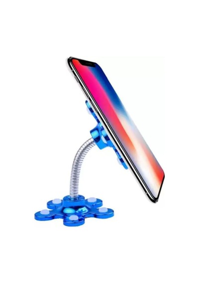 Papatya Çift Taraflı Vantuzlu Telefon Tutucu (Renkli)
